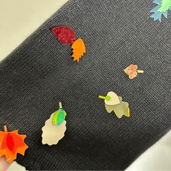 Michael Simon iridescent leaves fall sweater plus 1X - Picture 7 of 7